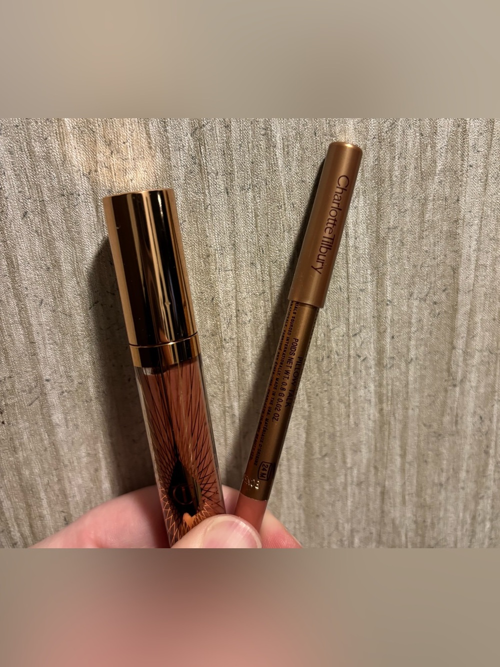 Charlotte Tilbury Pillow Talk Lip gloss and Lip Liner